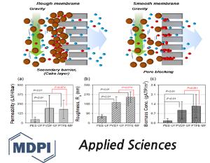 Relationships among Permeability, Membrane Roughness, and Eukaryote Inhabitation during Submerged Gravity-Driven Membrane (GDM) Filtration